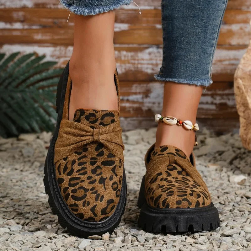 Fiera Leopard Print Loafers